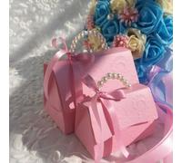 20/10pcs Piccolo/Grande Portatile Festa Bomboniera Creativo Manico Candy Boxes