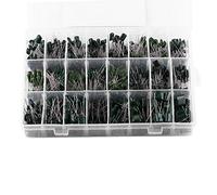 20 * 13 * 4 660 Pz 24 Valore Condensatori di Carta a Film di Poliestere Set 100 V Kit Assortiti 0.22nF a 470nF Condensatore a Film Metallico Kit Condensatore