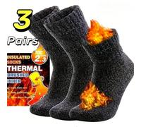 20/15/10/5/3/1 Paia di calze invernali super spesse per uomo - Regali di Natale comodi e morbidi per papà, adatti per climi freddi, calze lunghe adatte per calze invernali confortevoli nei freddi inve