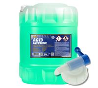 20 (1x20) Litro Mannol Antigelo AG13 Antigelo Miscela Pronta Verde 40°C)