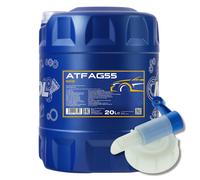 20 Litro Mannol Olio per Ingranaggi Atf AG55 Idraulico Fluido Gear