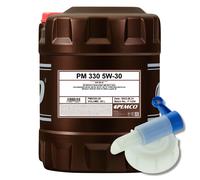 5W 30 Pemco idrive 20 Litro Olio Api Sl / Acea A3/B3 / MB 229.3 / VW 502/505