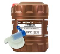 20 (1x20) Litro Pemco Itwin 620 2-Takt-Motorenöl Api TC, Jaso Fb