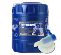 20 (1x20) Litro Mannol 10W-30 Multifarm Stou Con Canale di Scarico