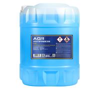 20 (1x20) Litro Mannol Antigelo AG11 Antigelo Concentrato Blu