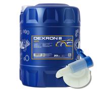 20 (1x20) Litro Mannol Dexron III G/ H / F Automatico Olio Motore / Atf / Servo