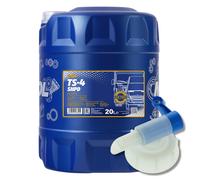 20 (1x20) Litro Mannol SAE 15W-40 Fatt TS-4 Camion / Trattore Olio Motore / Di