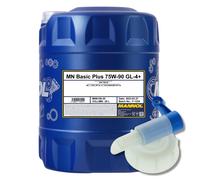 20 (1x20) Litro Mannol SAE 75W-90 Basic Plus Trasmissione Con Rubinetto Api GL4+