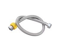 20-200 cm High Pressure Braided Pantaloni - Explosion-Proof & Leak-proof flessibile Water Pipe with G1/2" Universal Fit for Kitchen Faucet, Bathroom Shower & Appliance Connectors (A,60 cm)