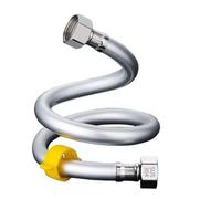 20/200cm G1/2" PVC Shower Hose Long Bathroom Shower Water Hose Extension Plumbing Pipe Showerhead Tube Accessories(B,100cm)