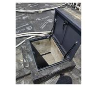 20 22 24 26 28 30 32 34 36 38 40 pollici Coperchio di accesso al tetto, pannello in acciaio zincato, portello di uscita dal tetto del seminterrato, dimensioni personalizzabili (20x38 pollici (51x96,5