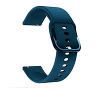 20 22 mm Cnocchia di silicone morbido compatibile con Sam-Sung Galaxy Watch 3 45 mm 45 mm Smart Watch Bracciale compatibile con accessori Compatible With cinghie da polso Gala-XY ( Color : Deep Green