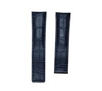 20 22mm Cinturino In Pelle Di Mucca Per Monaco Serie Degli Uomini di Qualità Banda Morbido WatchBand Per Braccialetto Da Polso, 22mm, A