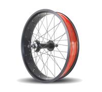 20/24/26x4.0'' Set Di Ruote Fat Bike Freno A Disco Ruote Anteriori E Posteriori Per Bici Da Spiaggia QR 135 Mm/195 Mm Mozzi 14G X 36H Per 7/8/9/10 Velocità(Rear ap,20'')