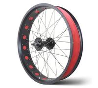 20/24/26x4.0'' Set Di Ruote Fat Bike Freno A Disco Ruote Anteriori E Posteriori Per Bici Da Spiaggia QR 135 Mm/195 Mm Mozzi 14G X 36H Per 7/8/9/10 Velocità(Front,26'')