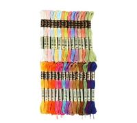 20/24/36PCS Set Arcobaleno Filo da ricamo for punto croce String Art Braccialetti dell'amicizia 8 Metri 6 Fili(Muliticolor(30pcs))