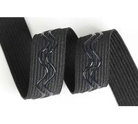 20/25mm bianco nero elastico antiscivolo nastro elastico cintura fai da te abbigliamento sportivo protezione polso accessori da cucire 5-10M-nero-25mm-5M