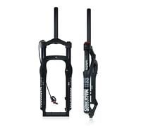 20 26 Pollici X 4,0 Pollici Fat Bike Forcella Ad Aria 1-1/8" Dritto Freno A Disco Forcelle Anteriori 120 Mm Escursione 9 X 135 Mm Sgancio Rapido Snow Beach Forcelle For Bici(Straight-remote,20in)