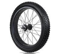 20/26'' Ruota Posteriore Per Fat Bike Con Pneumatico 4.0 Ruote Per Bici Da Neve/spiaggia 36H Freno A Disco Mozzo Da 195mm Per Ruota Libera Rotante A 7-10 Velocità(26in)