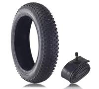20/26x4.0/4.9 Pollici Set Pneumatico Grasso con Camera d'Aria, Antiforatura per MTB Neve Bici Elettrica o Triciclo | Compatibile con Strade Urbane Larghe e Cruiser da Spiaggia(26x4.0inch)