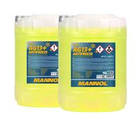 20 (2x10) Litri MANNOL Antigelo AG13+ Miscela Pronta Advanced Frostschutz (-40°
