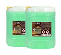 20 (2x10) Litri PEMCO ANTIFREEZE 913 Antigelo Miscela Pronta Verde (-40°C)