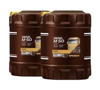 20 (2X10) Litri PEMCO SAE 20W-50 DIESEL M-50 SHPD OLIO TS-2