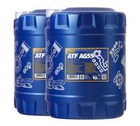 20 (2x10) Litro Mannol Ag 55 Automatico Olio per Ingranaggi / Atf / Zf 6 HP /VW