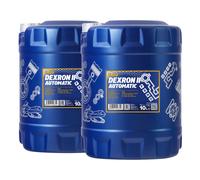 20 (2x10) Litro Mannol Dexron II Automatico Olio Motore / Atf Olio / Servosterzo