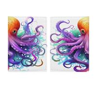 20,3 x 13,8 cm custodia per passaporto in pelle PU custodia per passaporto libro porta carte custodia a portafoglio per viaggi accessori indispensabili per donne uomini famiglia