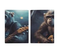 20,3 x 13,8 cm custodia per passaporto in pelle PU custodia per passaporto libro porta carte custodia a portafoglio per viaggi accessori indispensabili per donne uomini famiglia