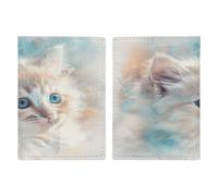 20,3 x 13,8 cm custodia per passaporto in pelle PU custodia per passaporto libro porta carte custodia a portafoglio per viaggi accessori indispensabili per donne uomini famiglia