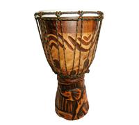 20/30/40 CM Intagliati a Mano Djembe Bongo one piece Legno Elefante Carvng