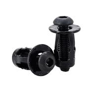 20/30/50 Petoni Rivetti Bulloni E Dadi, Rigonfiamento Del Metallo, Piastre Per La Targa, Bulloni Con Bulloni M4, M5, M6, M8(Round Head (Black),M5x18(20Pcs))