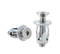 20/30/50 Petoni Rivetti Bulloni E Dadi, Rigonfiamento Del Metallo, Piastre Per La Targa, Bulloni Con Bulloni M4, M5, M6, M8(Flat Head (Silver),M5x18(30Pcs))