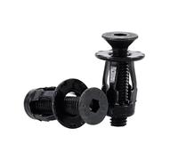 20/30/50 Petoni Rivetti Bulloni E Dadi, Rigonfiamento Del Metallo, Piastre Per La Targa, Bulloni Con Bulloni M4, M5, M6, M8(Flat Head (Black),M5x18(30Pcs))