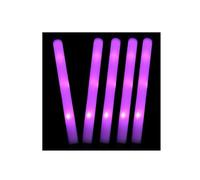 20/30 Bastoncini Luminosi in Schiuma LED, Tubo Luminoso for allegria, Bacchette Luminose for Matrimoni, 3 modalità, Articoli for Feste Che Si Illuminano al Buio(Pink,20pcs)