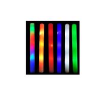 20/30 Bastoncini Luminosi in Schiuma LED, Tubo Luminoso for allegria, Bacchette Luminose for Matrimoni, 3 modalità, Articoli for Feste Che Si Illuminano al Buio(Mixed Color,20pcs)
