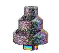 20-35-50mm Step Drill Bit Set Con Flauto Dritto Per Legno, Alluminio, Lamiere Metallo, Piastrelle E Marmo Rettificazione, M10 Filettatura Hole Opener Strumento (a)