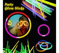 20.3cm Bastoncini Luminosi Braccialetti Collane Festa Regalini Neon Colore+