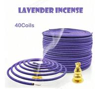 20/40/48 pezzi, Spirale profumata, Piatto profumato alla citronella, lavanda e rosa - Repellente per zanzare a base naturale, da usare per terrazze/verande, realizzato con olio di citronella, senza re