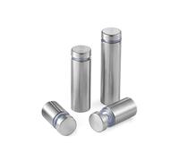 20/40/50 pezzi di distanziali, elementi fissaggio for vetro, pubblicitari in acciaio inossidabile e acrilico, chiodi a spillo (20, 12x25 mm)(40 Pcs,12x40mm)