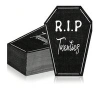 20/40/60 pezzi Tovaglioli per festa di compleanno "Morte ai miei 20 anni" Strappati ai miei anni Venti Tovaglioli per cocktail per festa di 30° compleanno Forniture per decorazioni per feste di 30 ann