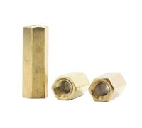 20-40PCS Femmina A Ottone Esagonale Standoff Spacer M2M2.5M3 Distanziatori Della Scheda Madre PCB Pilastro Accoppiamento Dadi