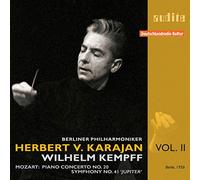 モーツァルト : ピアノ協奏曲第20番 | 交響曲第41番「ジュピター」 / ヘルベルト・フォン・カラヤン | ベルリン・フィルハーモニー管弦楽団 | ヴィルヘルム・ケンプ [CD] [Import] [日本語帯・解説付]