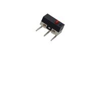 【20-5 PZ】Interruttore di finecorsa micro Interruttore a pulsante momentaneo 1A 125V Interruttore mouse 3Pin Leva a rullo con maniglia lunga Braccio SPDT 12X6X6mm(Right bent foot -4,20PCS)