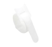 20/50/100/200 pz Lunghezza 150/200/250/300mm Fascette Rilasciabili In Plastica Riutilizzabili Cravatta In Nylon Hook Loop Zip Fascio di Filo(White,150mm x 20pcs)