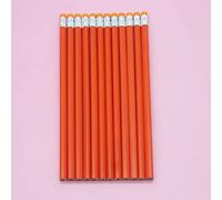 20/50/100 matite colorate in legno personalizzate personalizzate per la scuola con gomma per cancellare, regali di nozze, bomboniere per baby shower, feste (arancione, 50 pezzi)