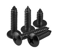 20/50/100 pezzi in acciaio al carbonio nero M2.6 M3 M4 M5 M6 testa a traliccio (testa a fungo con incasso a croce) viti autofilettanti(30mm,M3 (50pcs))