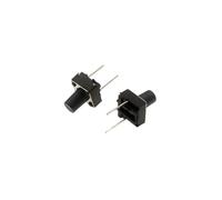 20/50/100 pezzi interruttore tattile momentaneo DIP switch 2 pin 6 x 6 mm interruttore a pulsante touch alto 5 mm 6 mm 7 mm 8 mm 9 mm(6x6x7mm,50pcs)